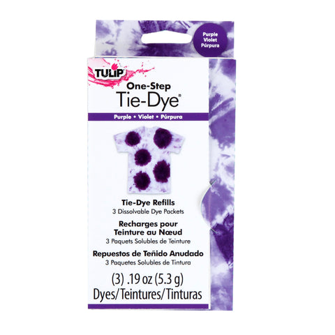 Tulip One-Step Tie-Dye Kit Dye Refill Packs, Purple