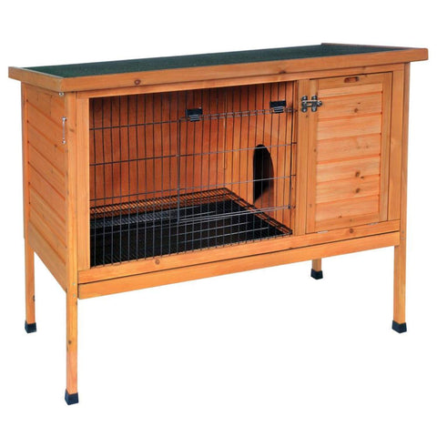 Prevue Hendryx 461 Large Rabbit Hutch, Stained Wood