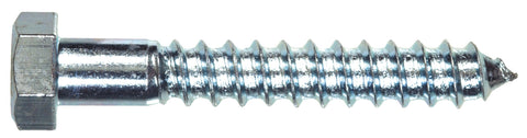 The Hillman Group 230003 Hex Lag Screw, 1/4-Inch X 1-Inch, Zinc, 100-Pack