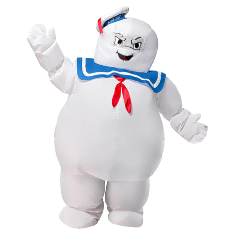 Ghostbusters: Stay-Puft Marshmallow Man Inflatable Costume for Kids by Rubies, Unisex One Size