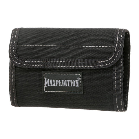 Maxpedition Spartan Wallet Black, 5.5" x 3.5" x 0.5"