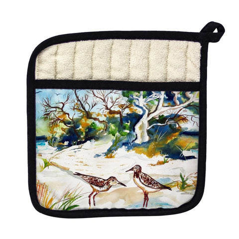 Betsy Drake PT487 Tree & Beach Pot Holder