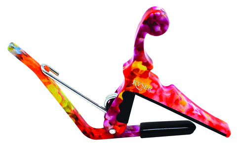 Kyser Musical Products Quick-Change Ukulele Capo, KULEA, Hawaiian Lei - For Ukuleles, Made in USA, Quality, Strong, Lightweight, Quick & Easy Key Changes, Innovative, Portable, Perfect Fit for Ukes