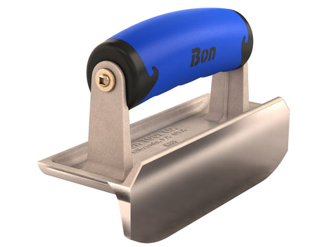 Bon Tool 88-336 Cast Stainless Steel 6-Inch by 2-3/4-Inch Concrete Bullet Hand Edger, 1-Inch Bit Depth by 1/4-Inch Bit Width, Comfort Grip Handle