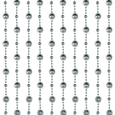 Disco Ball Bead Curtain Party Accessory (1 count) (1/Pkg)