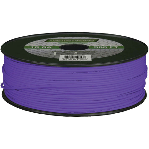 Metra Electronics Install Bay PWPL18500 Primary Wire 18 Gauge - Purple (500 Feet)