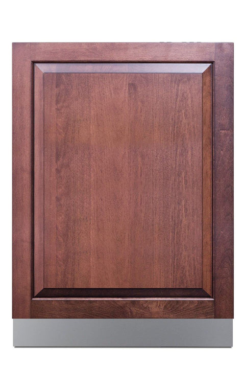 Summit Appliance DW245NTADA 24" Wide Built-In Dishwasher; ADA Compliant; Panel-ready Door (Panel Not Included); 8 Wash Programs; 5 Auxiliary Functions; Touch Controls; Top Control Panel