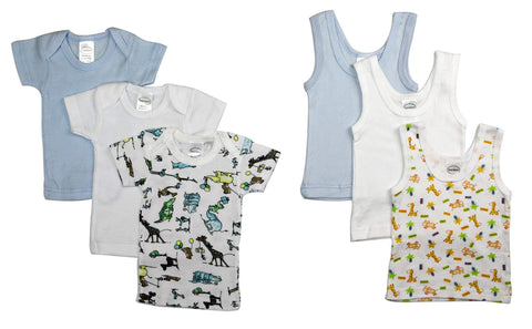 Boys' 6 Piece Layette Set