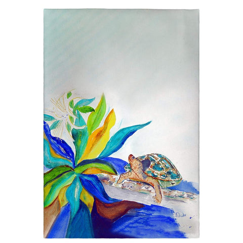 Betsy Drake GT1071 Turtle & Lily Guest Towel