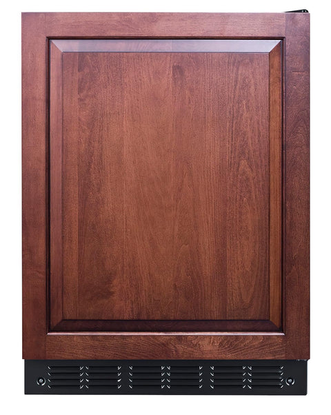 Summit Appliance CT66BK2SSIFADA 24" Wide Refrigerator-Freezer; ADA Compliant; 5 cu.ft Capacity; Cycle Defrost; Height;Adjustable; Panel-ready Door (Panel Not Included); Adjustable Thermostat