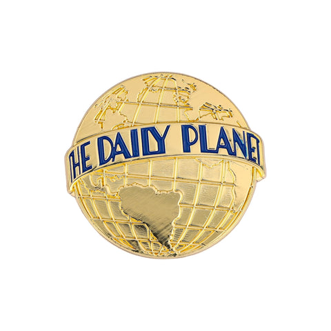 DC Studios Superman Daily Planet Gold Logo Enamel Pin | Badge Accessories For Lanyard, Backpack, Clothes