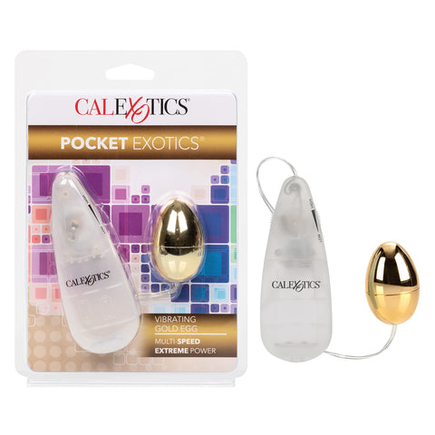 California Exotics Pocket Exotic Vibrating Gold Egg