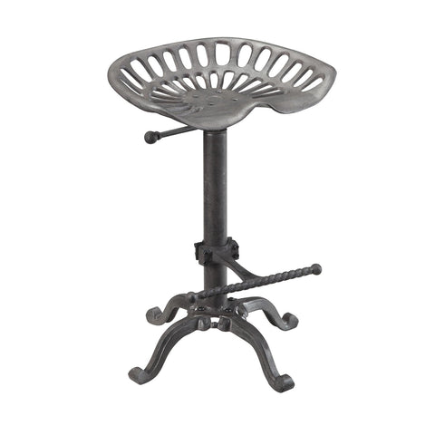 Carolina Cottage Adjustable Stool in Industrial Finish