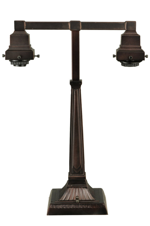 Meyda 23849 Traditional Two Light Table Base Hardware from Alicia Collection, 6.00 inches