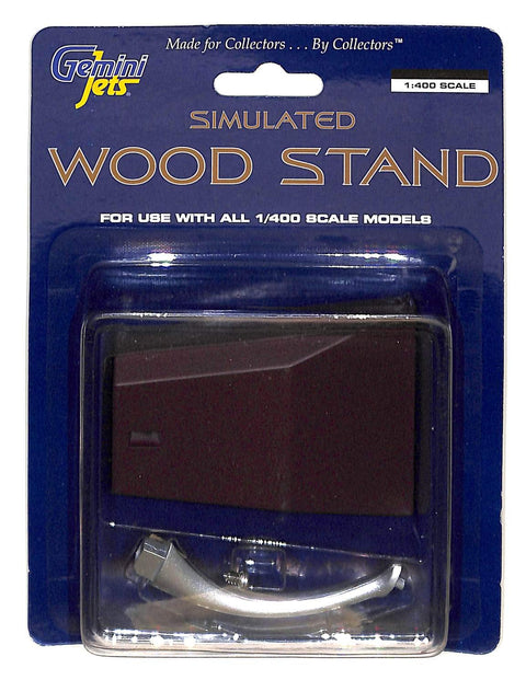 GeminiJets GEMSTD1487 1:400 Simulated Wood Stand (for use with All 1:400 Scale Models)