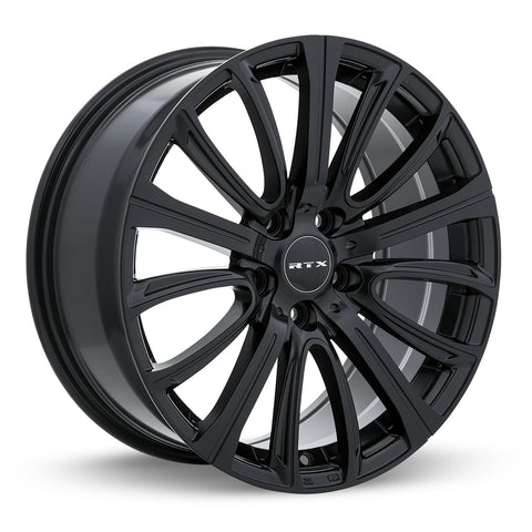 RTX NETWORK Custom Wheel - 18x8, 38 Offset, 5x114.3 Bolt Pattern, 73.1mm Hub - Satin Black Rim
