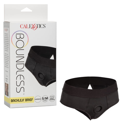 CalExotics Boundless Backless Brief - L/XL, Black 1 Count