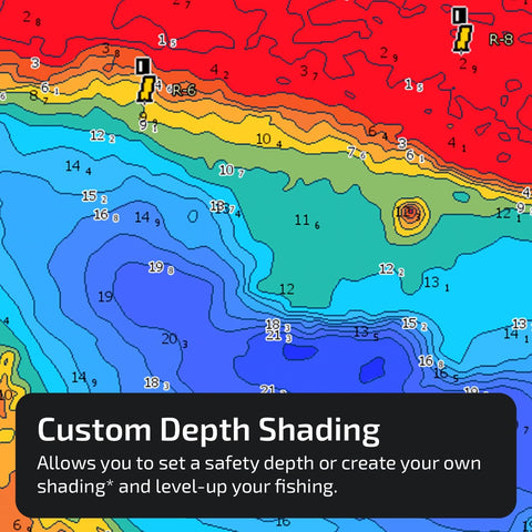 C-MAP Reveal Coastal - Gulf of Mexico and The Bahamas, Map Card for Marine GPS Navigation