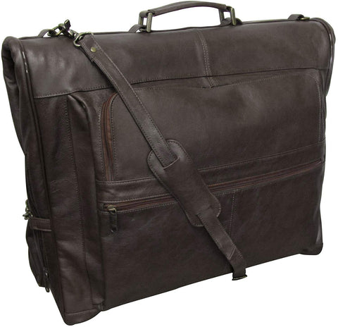 Amerileather Leather Three-suit Garment Bag (#2435-3)