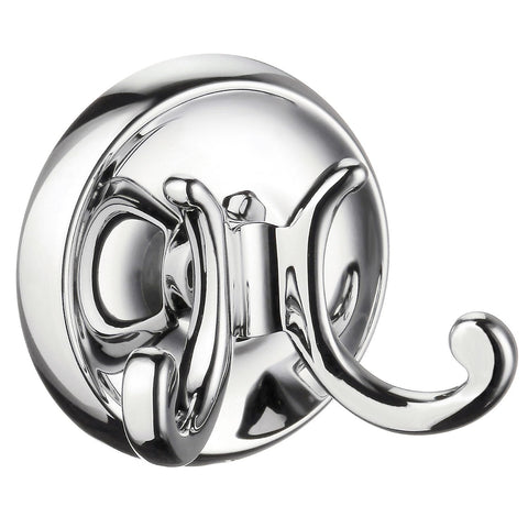 Smedbo SME_K256 Double Towel Hook, Polished Chrome