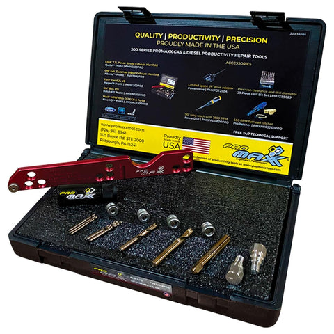 Milton PMXT300PRO-010: Gm 6.6L Duramax Diesel Broken Exhaust Manifold Bolt Repair Kit - Alberto 10Mm