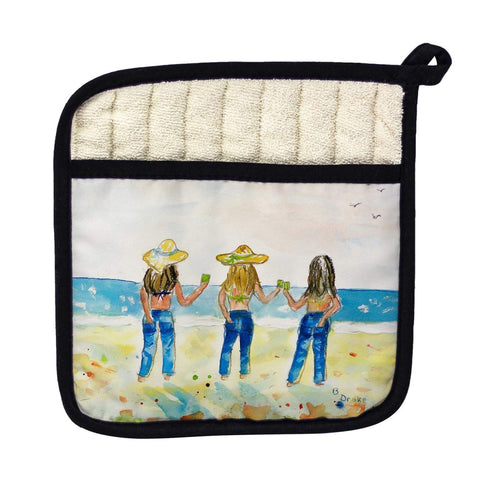Betsy Drake PT131 Bottoms Up Standing Pot Holder