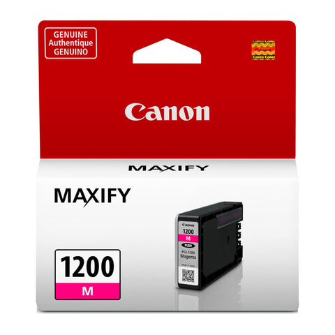 Canon PGI-1200 Genuine Magenta Ink Tank, Compatible with MB2120, MB2720, MB2020, and MB2320 Printers