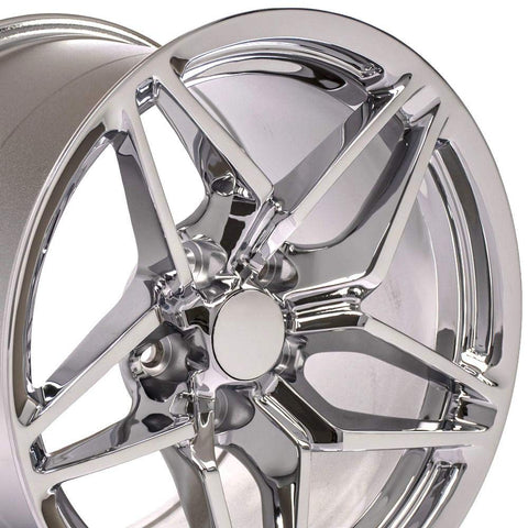 OE Wheels LLC CV31-17110-5475-50C Chrome Wheel Painted (17 x 11. inches /5 x 120 mm, 50 mm Offset)