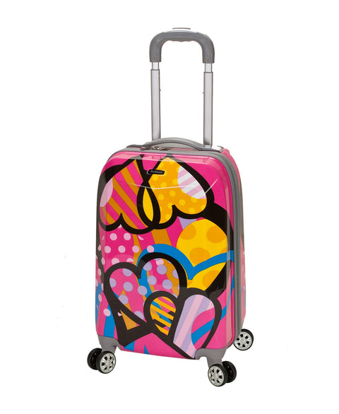 Rockland Vision Hardside Spinner Wheel Luggage, Love, Carry-On 20-Inch