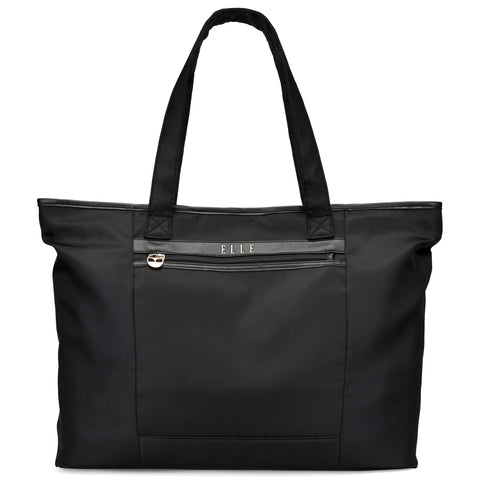 ELLE Rendezvous 38L Twill Weekender Duffel Bag | Black