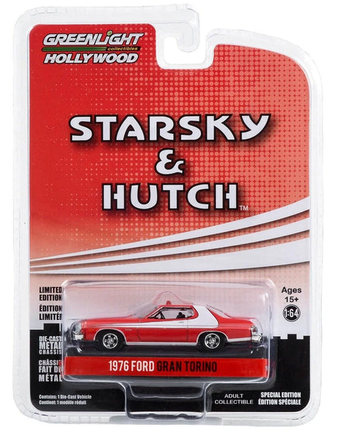 Greenlight 1:64 Scale Hollywood Series – Starsky & Hutch 1976 Gran Torino Diecast Model Car 44780-A
