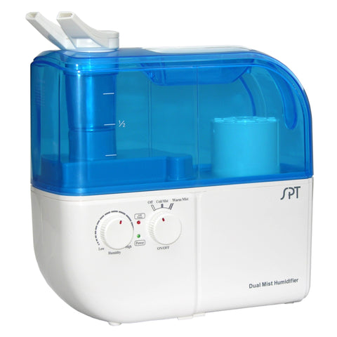 SPT SU-4010 Ultrasonic Dual-Mist Warm/Cool Humidifier with Ion Exchange Filter