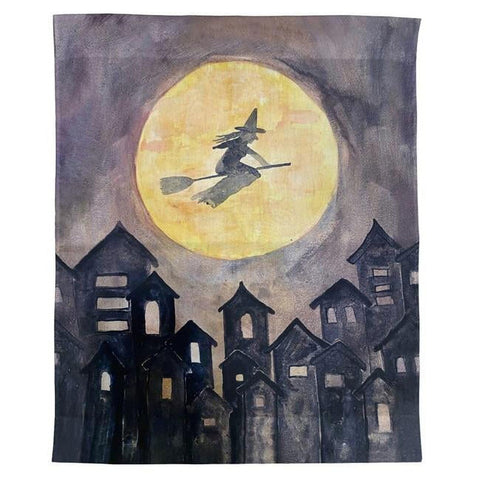Betsy Drake Interiors TP1456 24 x 30 in. Drakes Witch Outdoor Wall Hanging