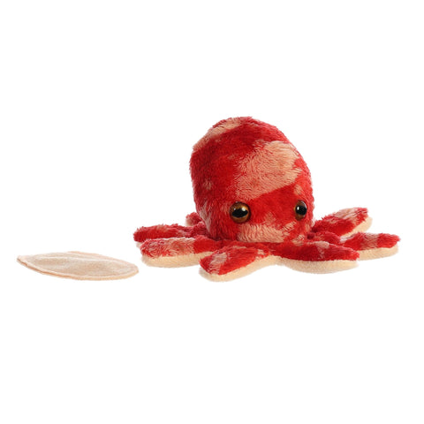 Aurora® Adorable Shoulderkins™ Alex Octopus™ Stuffed Animal - Fun Buddy that Can Go Everywhere with You - Perfect for Kids 3+ Years and Costumes - Red 5 Inches