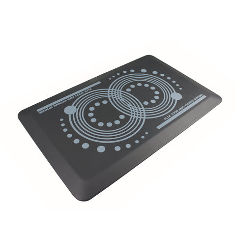 Floortex AFS-TEX 2000 | Anti Fatigue Comfort Mat for Kitchen, Home, Office, Standing Desks | Large Anti Fatigue Mat with Ergonomic Print | 20" x 32" | stone gray