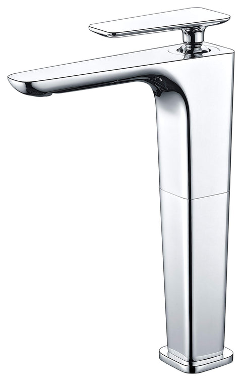 ALFI brand AB1778-PC Polished Chrome Tall Single Hole Modern Bathroom Faucet, 1.38" L x 6" W x 10.88" H