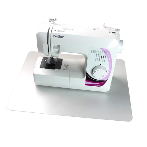 Floortex CraftTex Polycarbonate Anti-Slip 19" x 24" Sewing Machine Table Protection Mats Multi Pack of 2, Clear 2 Piece