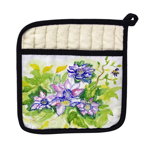 Betsy Drake PT284 Clematis Pot Holder