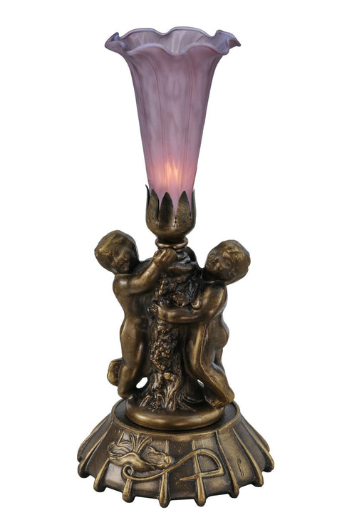 Meyda Tiffany 11642 Twin Cherub Novelty Lamps and Accessories, 12" H
