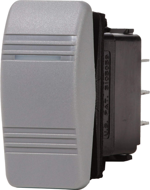 Blue Sea Systems 8233 Contura (ON)-OFF-ON SPDT Switch, Grey