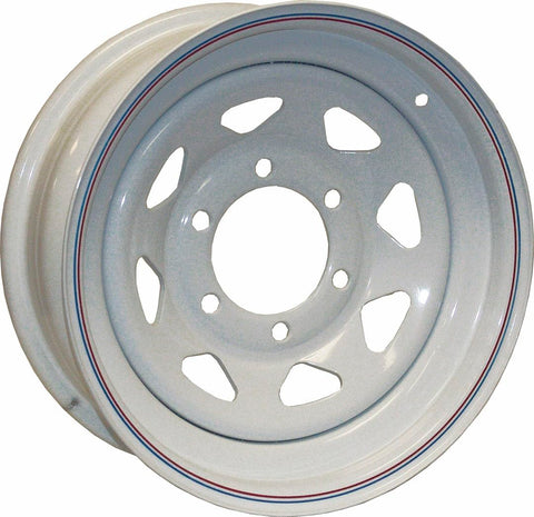 Americana Spoke Steel Wheel, 14X6 5H-4.5 Galvanized