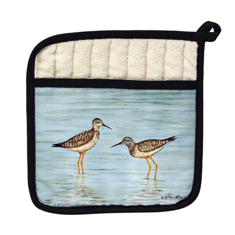 Betsy Drake PT430 Yellow Legs Pot Holder