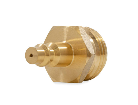 Camco RV Blowout Plug for Winterization - Features Brass Quick Connect-Aids for Easy Attachment - Essential RV Winterization Tool Prevents Freeze Damage (36143)