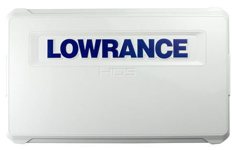 Lowrance 000-14585-001 HDS Live/PRO 16" Sun Cover, White with Blue Lettering