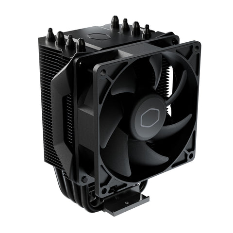 Cooler Master Hyper 411 Nano CPU Air Cooler, SickleFlow 92 PWM Fan, 4 Copper Heat Pipes, 136mm Tall, Sleek Top Cover, AMD Ryzen AM5|AM4, Intel LGA 1851|1700 Brackets