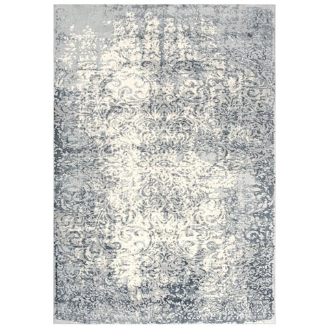 Rizzy Home Alora Decor Glamour 7'10"x9'10" Vine/Scroll Cream/Gray/Rust/Blue Area Rug