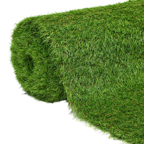 vidaXL Artificial Grass, Artificial Turf for Outdoor, Artificial Grass Carpet for Lawn Garden, Fake Grass Decor, 3.3'x16.4'/1.6" Green