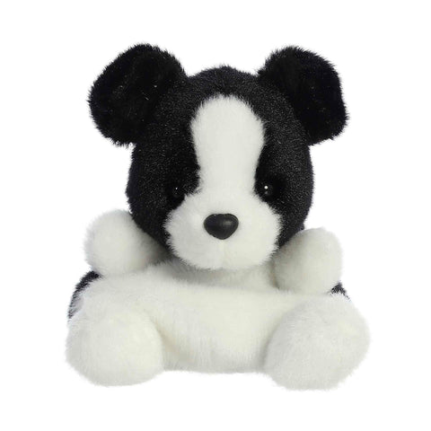 Aurora® Adorable Palm Pals™ Brody Collie™ Stuffed Animal - Pocket-Sized Play - Collectable Fun - Black 5 Inches