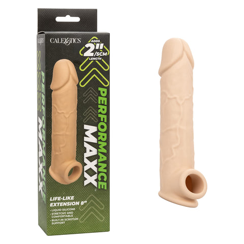 CalExotics Performance Maxx Life-Like Extension 8 Inch -Ivory