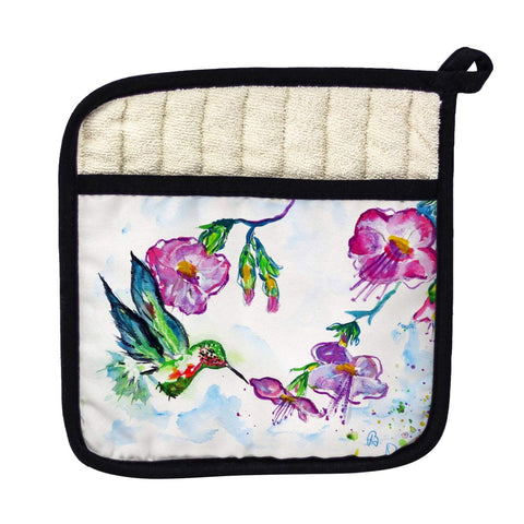 Betsy Drake PT713 Feeding Hummingbird Pot Holder